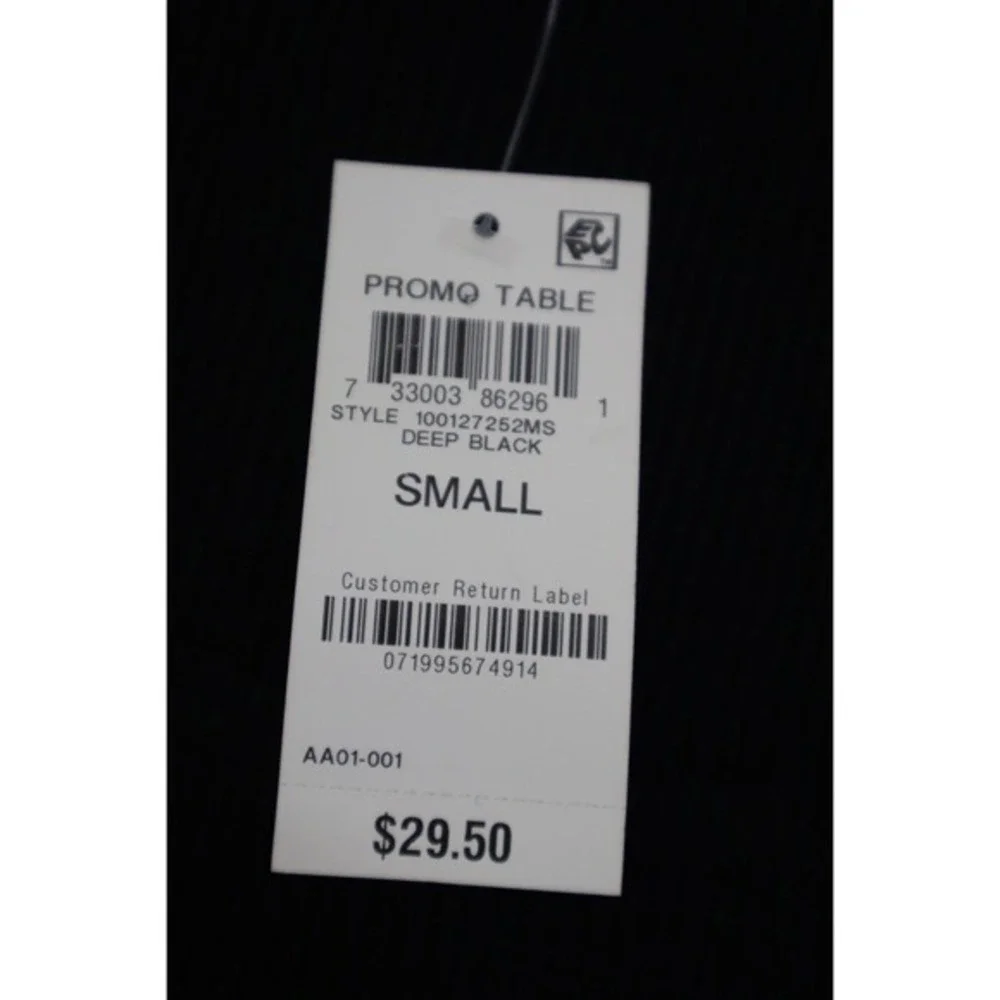 Jenni by Jennifer Moore Women's Solid Long-Sleeve Pajama Top- Small - Deep Black